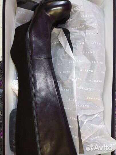 Сапоги новые люкс из натуральной кожи Albano