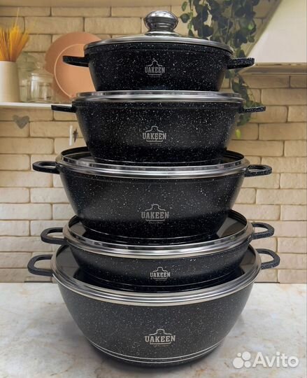 Набор кастрюль+сковорода