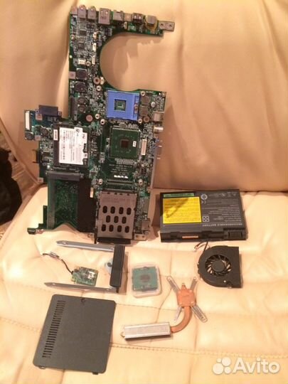 Запчасти от ноубуков Acer, Samsung, Sony