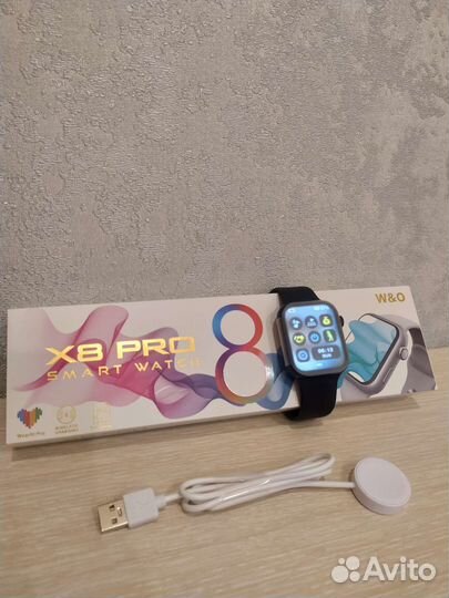 Смарт часы x8pro черные (новые)