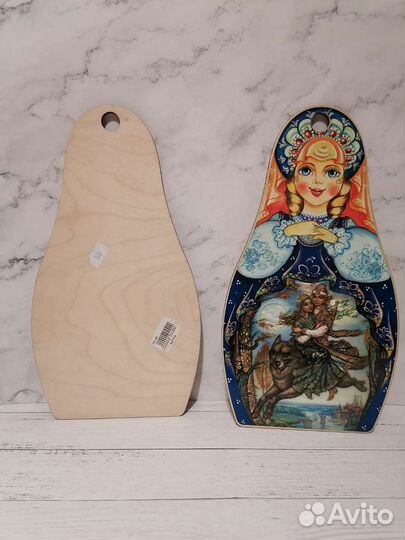 Доска разделочная матрёшка