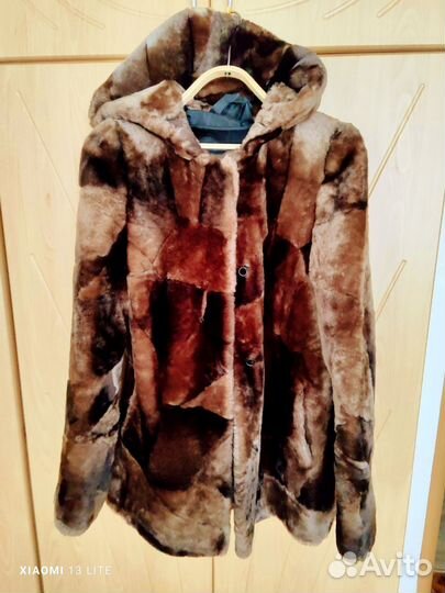 Шуба мутоновая бу 44 46