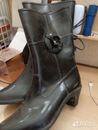 Женские резиновые сапоги
