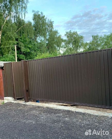 Откатные ворота