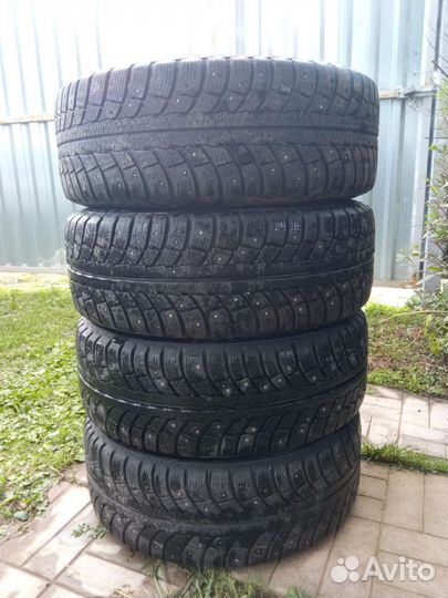 Колеса на оригинальных дисках r16 ScodaOctavi зима