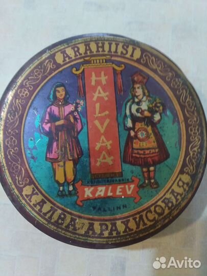 Жестяные банки ссср, 2 шт