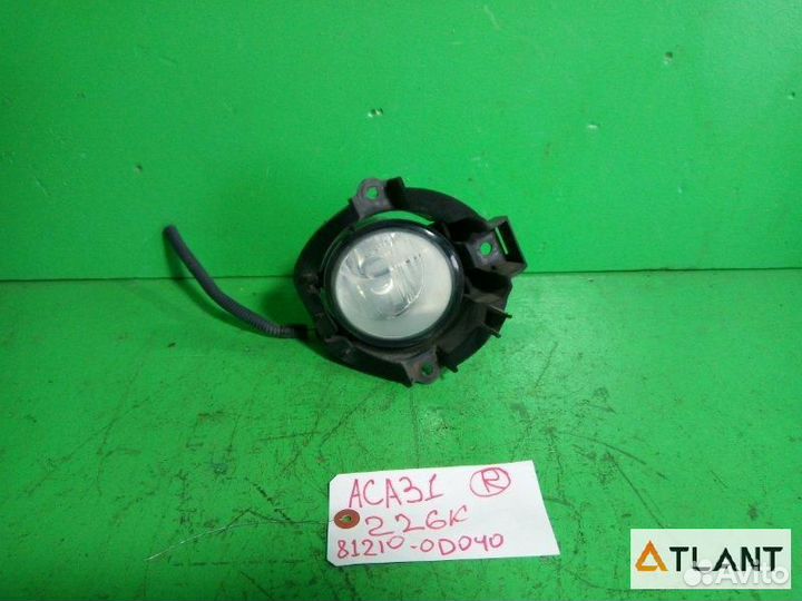 Туманка правая toyota RAV4