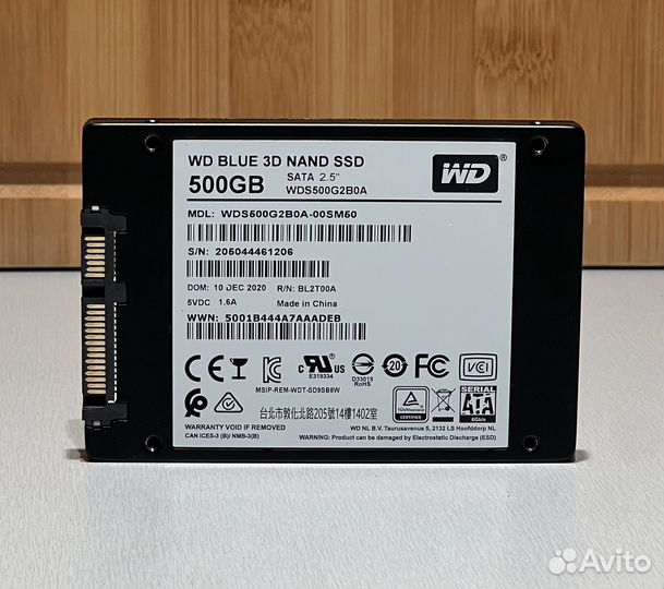 Ssd WD blue 500gb