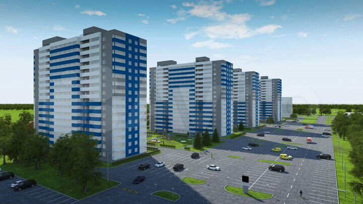 2-к. квартира, 43,3 м², 11/25 эт.