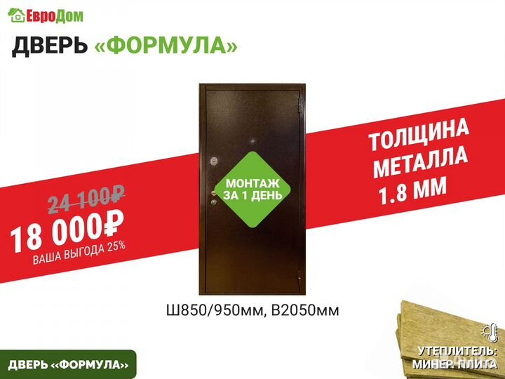 Двери входные стальные