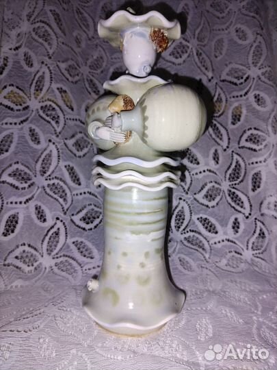 Статуэтка дама с собачкой