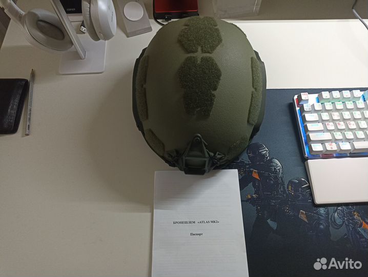 Бронешлем Atlas MK2 Fast Бр2 (Oliva)