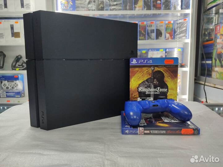 PlayStation 4 FAT 500GB чёрная матовая