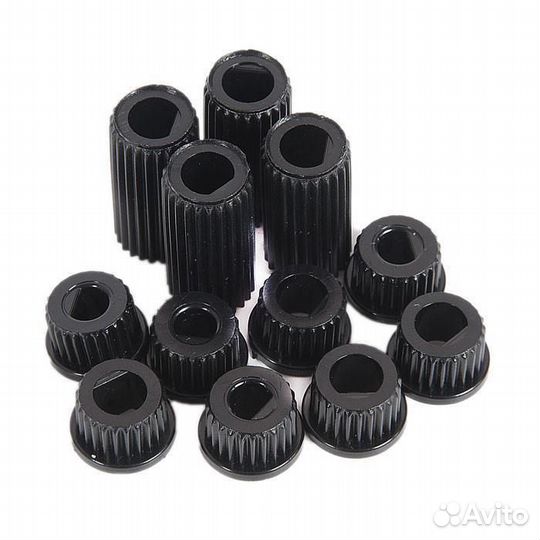 Ручка управления для плиты, универсальная (черная)