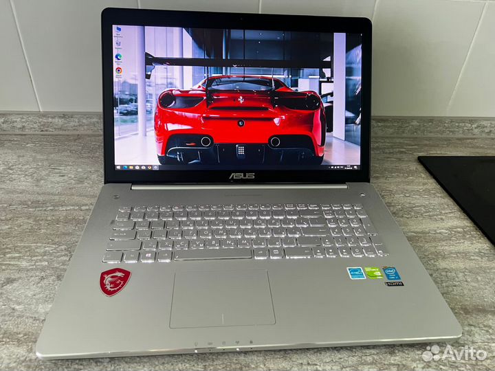 Asus 17ка i7-4700HQ/12 Gb/SSD 240/HDD 1000 Gb