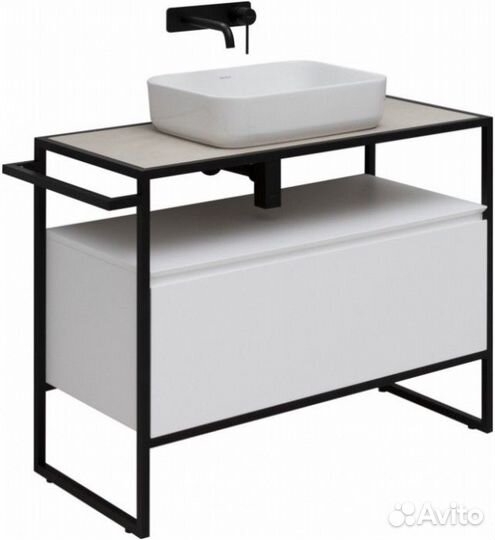 Мебель для ванной Allen Brau Priority 100 см белый