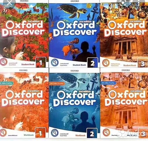 Oxford Discover 1,2,3,4,5,6 учебники