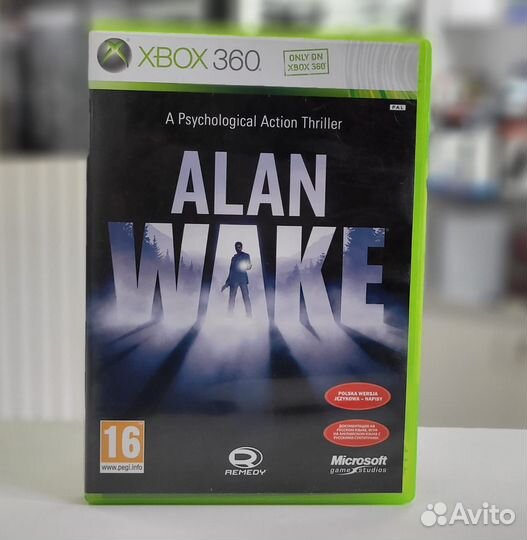 Alan wake (xbox 360, бу)