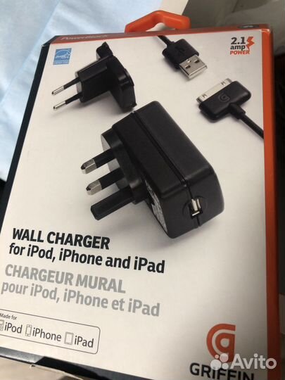 Griffin 2,1A зу+30pin кабель