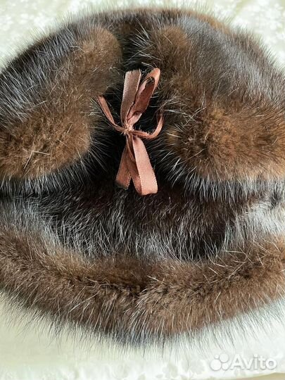Норковая шапка мужская