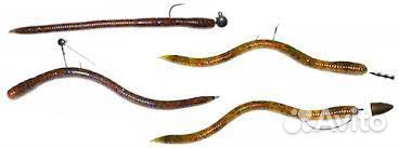 Силиконовая приманка червь Bait Breath