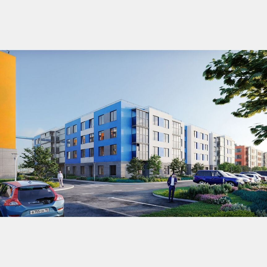 1-к. квартира, 51,6 м², 2/4 эт.