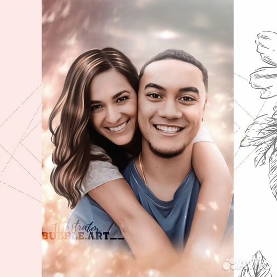 Портрет по фото / Дрим-арт / подарок