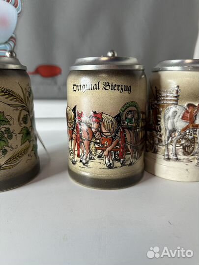 Пивная кружка с крышкой