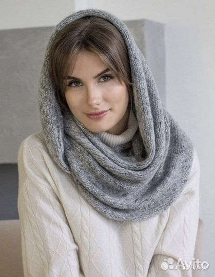 Шапки, снуд, платок кашемировый новые