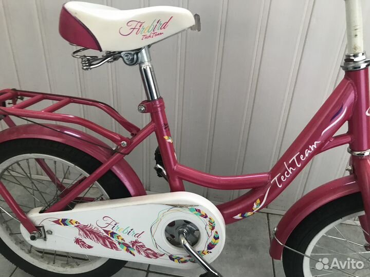 Детский велосипед Tech Team Firebird 16 (Розовый)