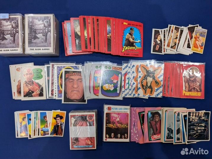 Коллекционные картоки 80х 90х nintendo indiana jon