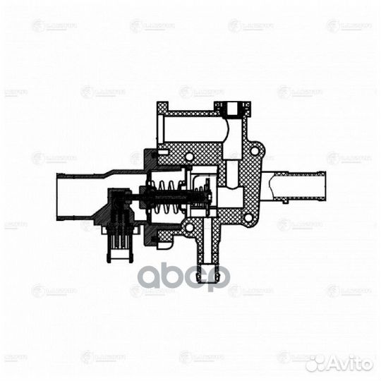 Термостат chevrolet cruze/aveo 09- (в сборе