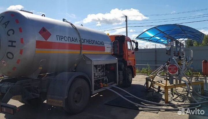 Доставка газа заправка газгольдера суг Пропан агзс