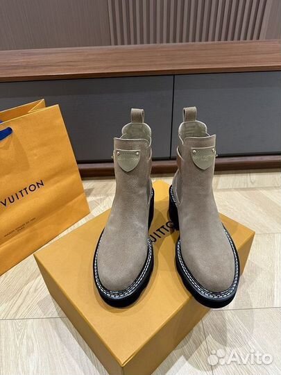 Сапоги ботинки весна замша Louis Vuitton 36 37 38