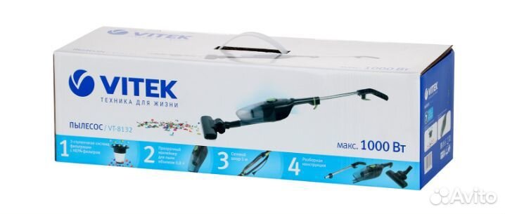 Вертикальный пылесос Vitek VT-8132