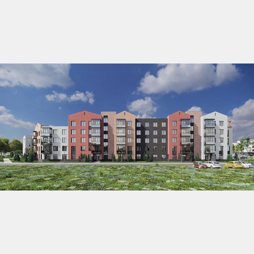 3-к. квартира, 77,2 м², 2/5 эт.