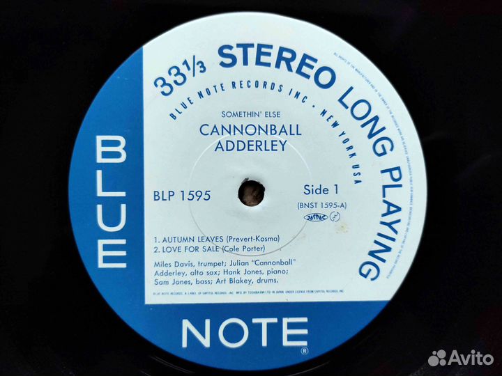Cannonball Adderley Somethin' Else Japan 1984 v4