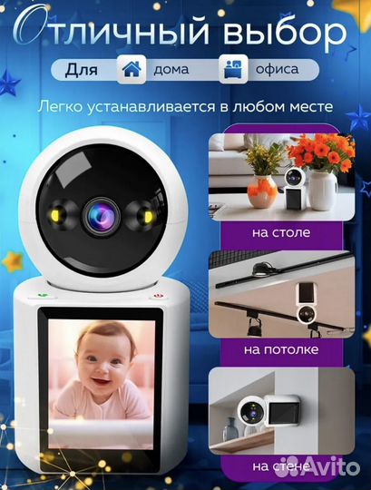 Камера видеонаблюдения видеоняня новая