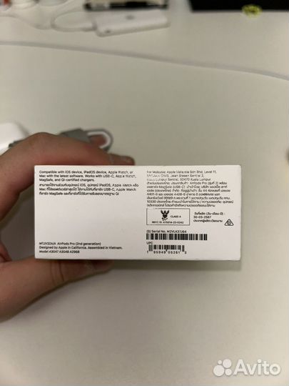 Наушники apple airpods pro 2 usb c