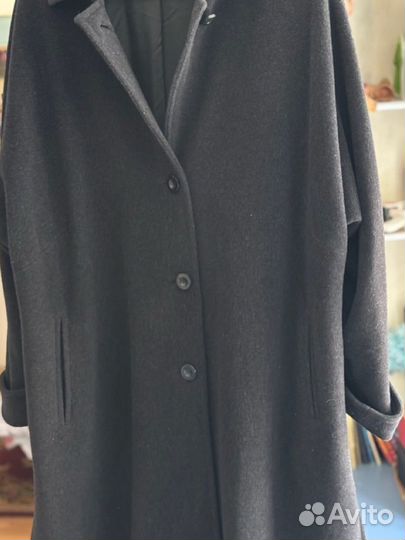 Пальто шерсть бренд peter hahn винтаж Германия