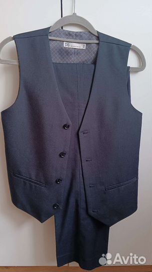 Школьный костюм (двойка) т.синий