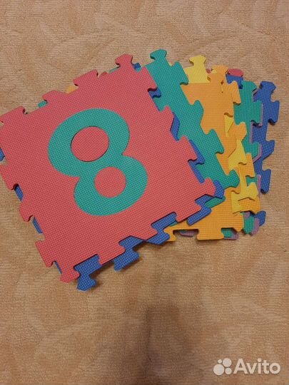 Коврик пазл Цифры от 0 до 9