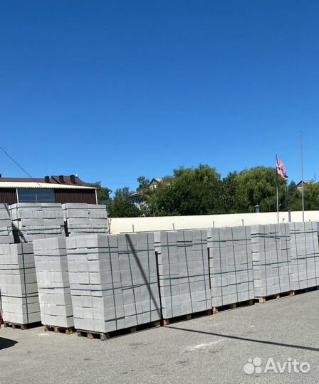 Пеплоблок М35 390х190х190