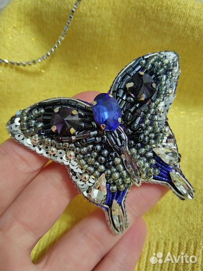 Брошь ручной работы