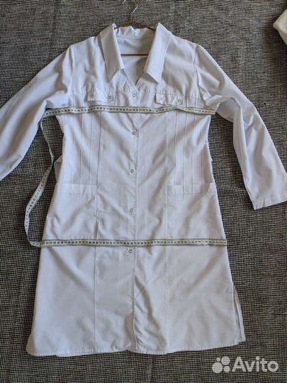 Медицинский халат, штаны, шапочка