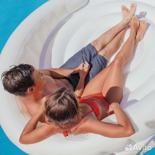 Надувной плот матрас кровать intex, новый