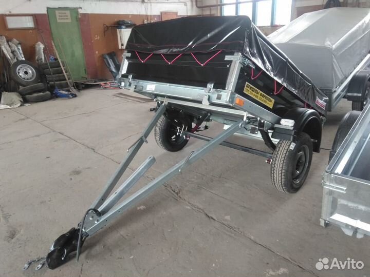 Прицеп новый 821303 Крепыш 2,0 Эксклюзив, с тентом