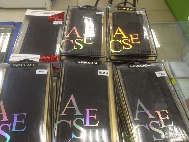 Чехол-книжка Honor 8X/P20/P20lite/P20pro/6c pro/Y9