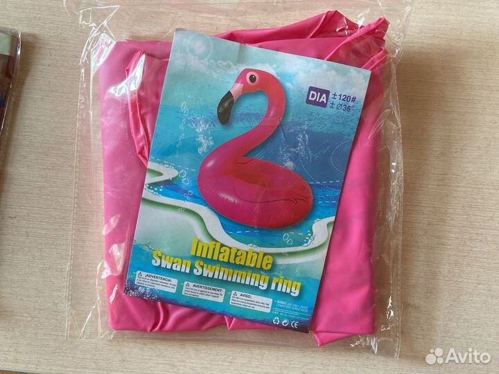 Надувной круг фламинго