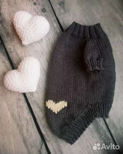 Вязаные кофточки для собак